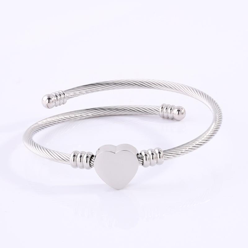 Starry Sky Silver Titanium Steel Bracelet for Women - High-End, Versatile, Full Diamond, Non-Fading Fashion Accessory