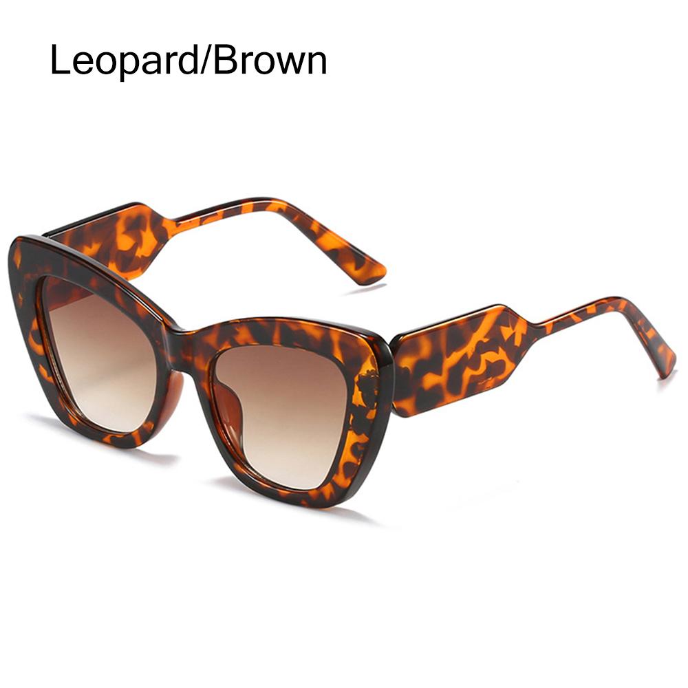 Vintage Y2K Cat Eye Sunglasses for Women & Men Oversized Square Sun Glasses Fashion Shades for Beach Vacation UV400 Protection