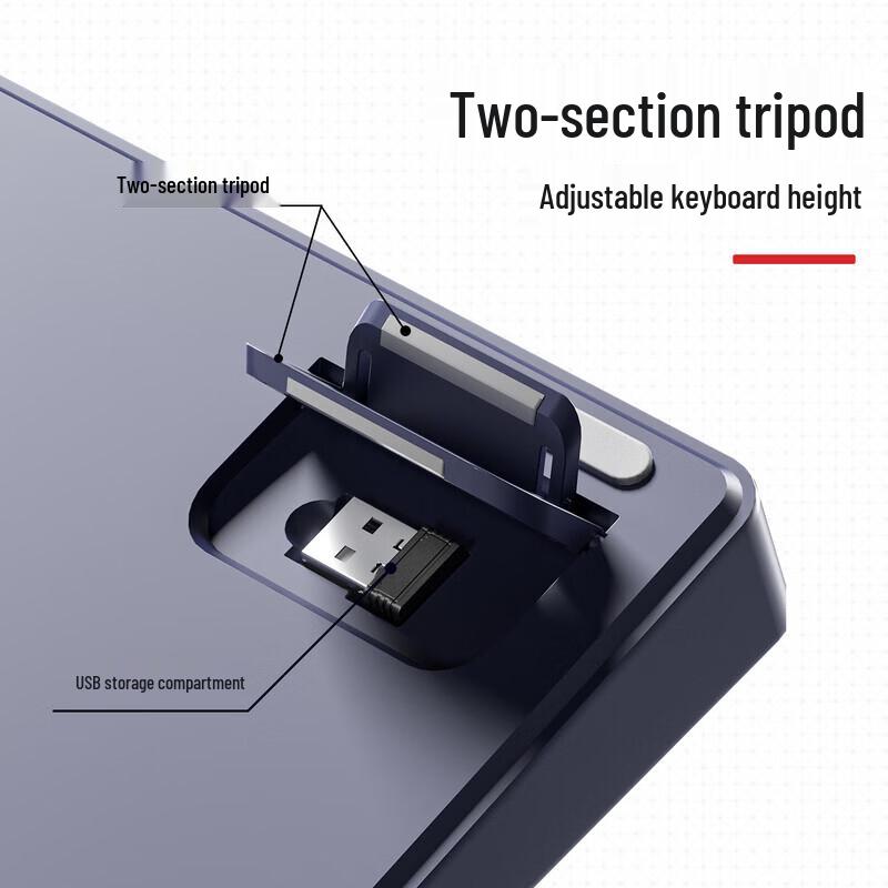 AOC GK300 Tri-Mode RGB Mechanical Feel Keyboard