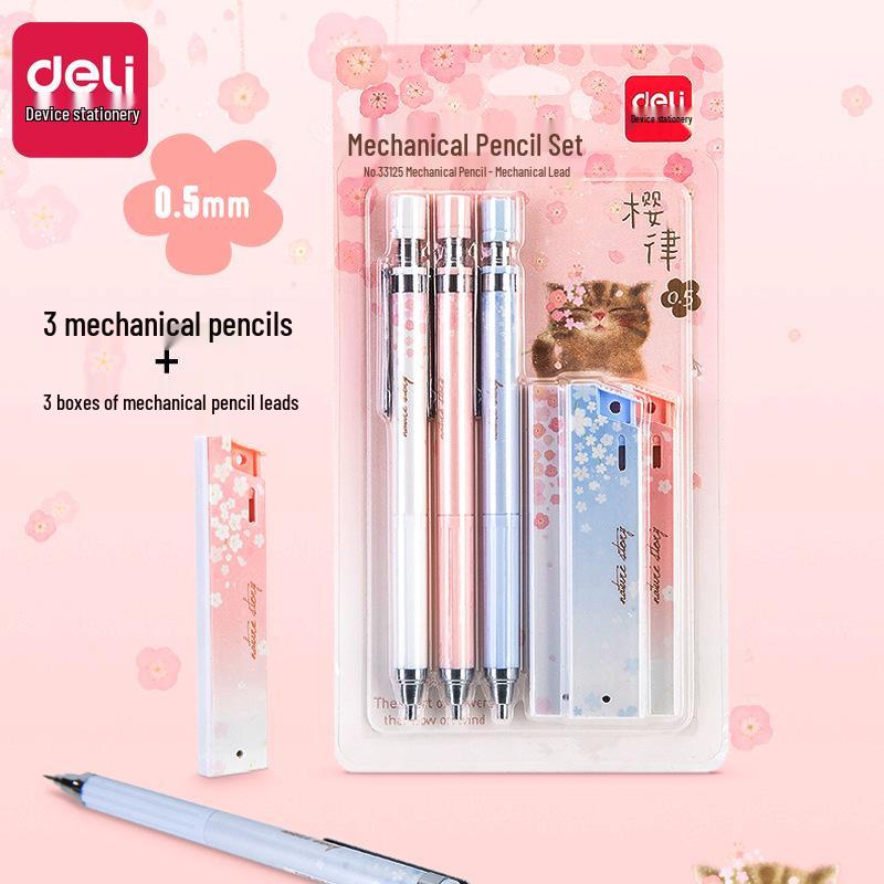 Yinglv Breakage-Proof Mechanical Pencil Set - Cute, High-Value Styles for Students (0.5 & 0.7 mm)