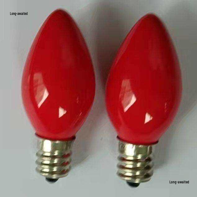 E12 E14 Tungsten Filament Buddha Altar Lamp - Eternal Light Candle Holder
