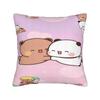 Bear Cartoon Cute Bubu Dudu Pillow Case Cushion Cover Soft Pillow Cover Cute Funny Pillowcases For Office Car Home Decorative