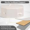 Foldable Dustproof Denim Hat Box for Travel - Large Capacity Storage
