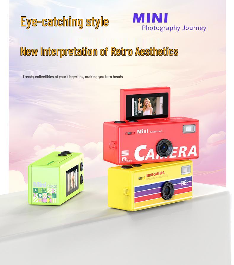 LK-030 Student Flip-up Display Camera: Pocket-Size Photo & Video Recorder for Kids