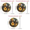Charming Acrylic Bee Wreath Pendant Colorful Cartoon Car Decor Keychain Gift