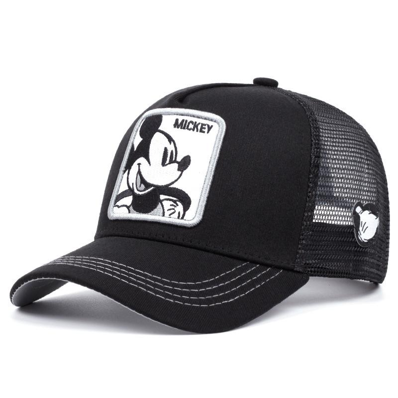 Cartoon Embroidery Baseball Cap Outdoor Mesh Cap Summer Sunshade Breathable Cap adjustable