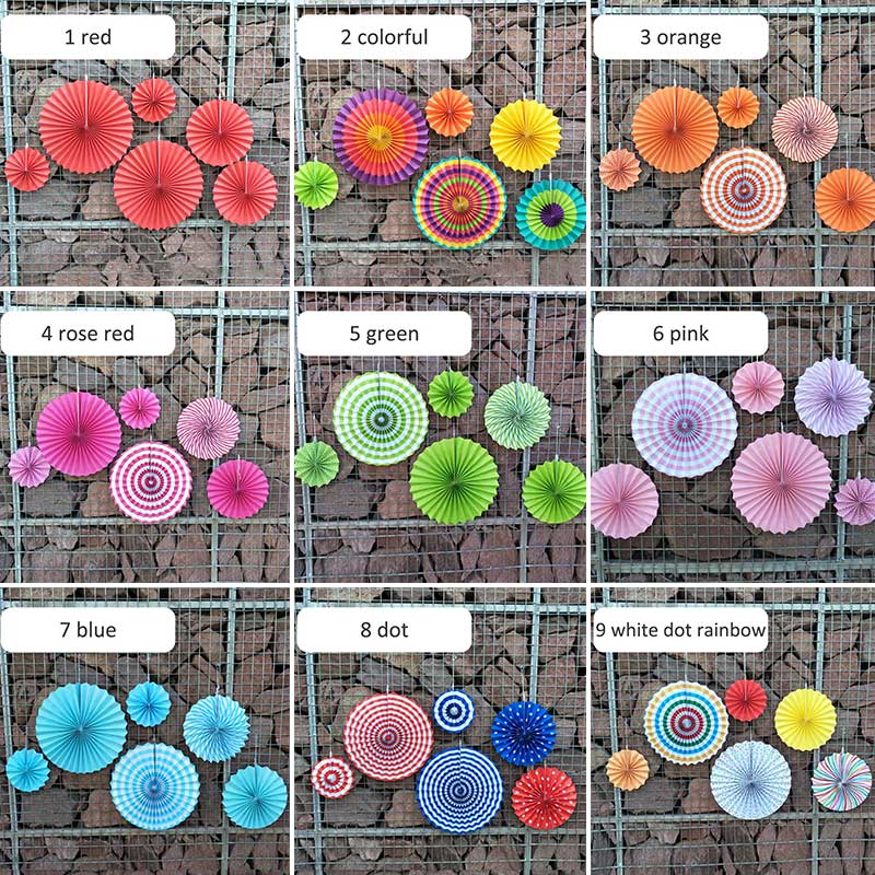 

6 шт., украшение для свадебной вечеринки, фестиваль, празднование, поставки, цветы, бумажные поделки, папиросная бумага, веер, детский декор на день рождения, красочные 20/30/40 см, домашний орнамент