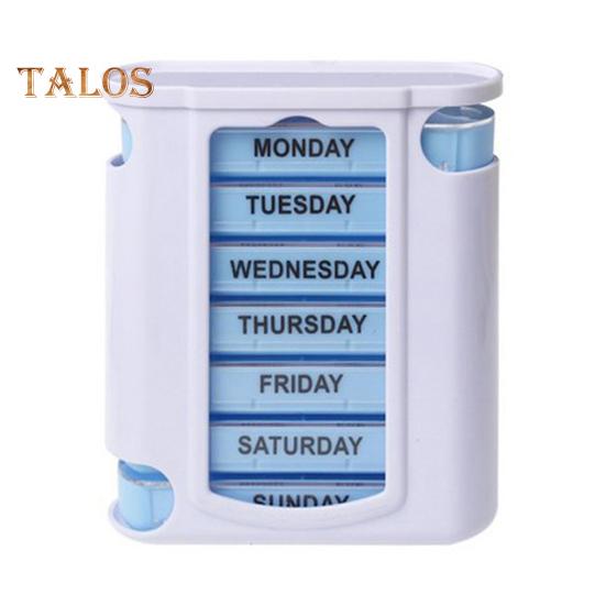 

Коробка для хранения лекарств с несколькими отделениями, не содержит BPA, водонепроницаемая, влагостойкая, еженедельный органайзер для таблеток D