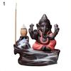 Indien Elefant Gott Ganesha Rückfluss Weihrauch Brenner Räuchergefäß Halter Geschenk Dekoration