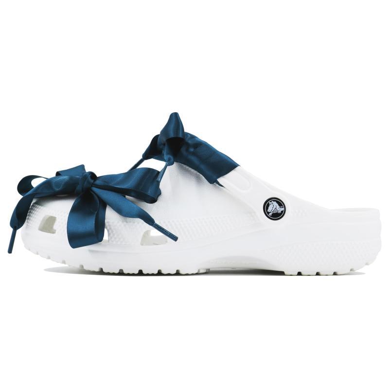 

Crocs Classic сабо Летняя ночь SDS EVA Балетный стиль Милый мультяшный Винтажные ремешки Домашняя Повседневная Пляжная Обувь с отверстиями Унисекс Белый 43-44 белый