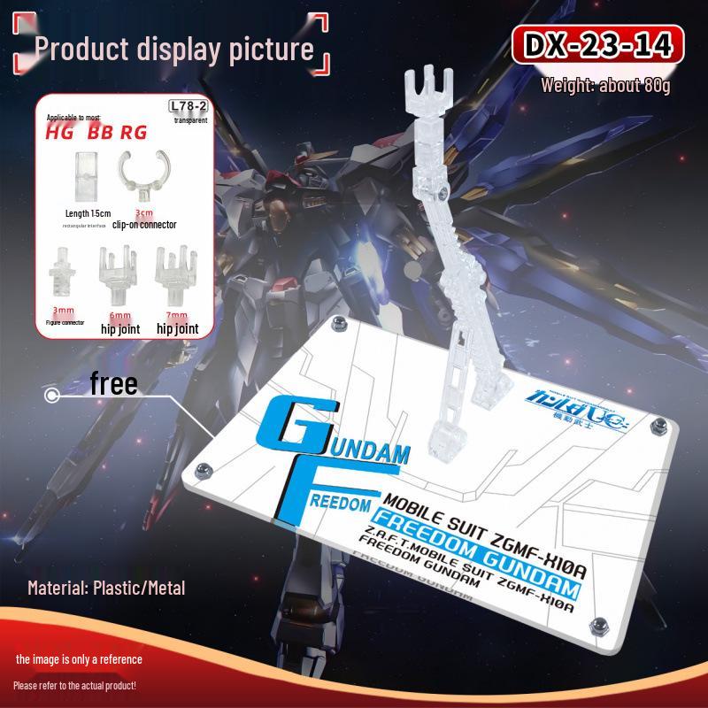 Creative Base 1/144 Transparent Diorama Stand: Starry Sky Wings & Dropping Feathers for Gundam Models