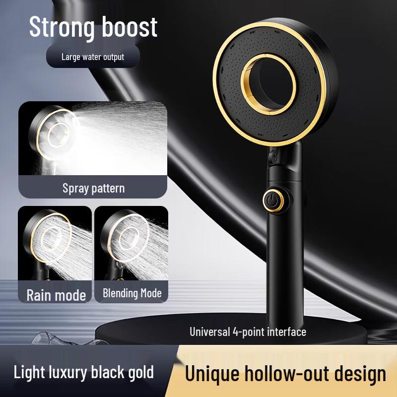 MDNG 3-Setting Pressurized Shower Head