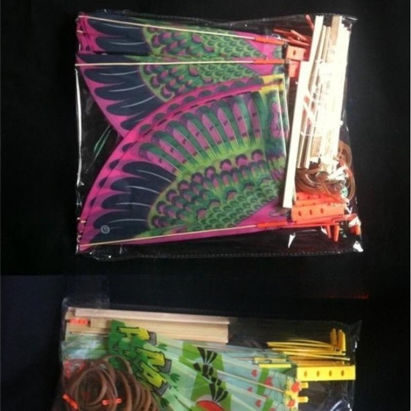 

10 шт. Игрушка-модель самолета с резиномотором, машущая крыльями, маленькая, для ручного запуска 10PCS