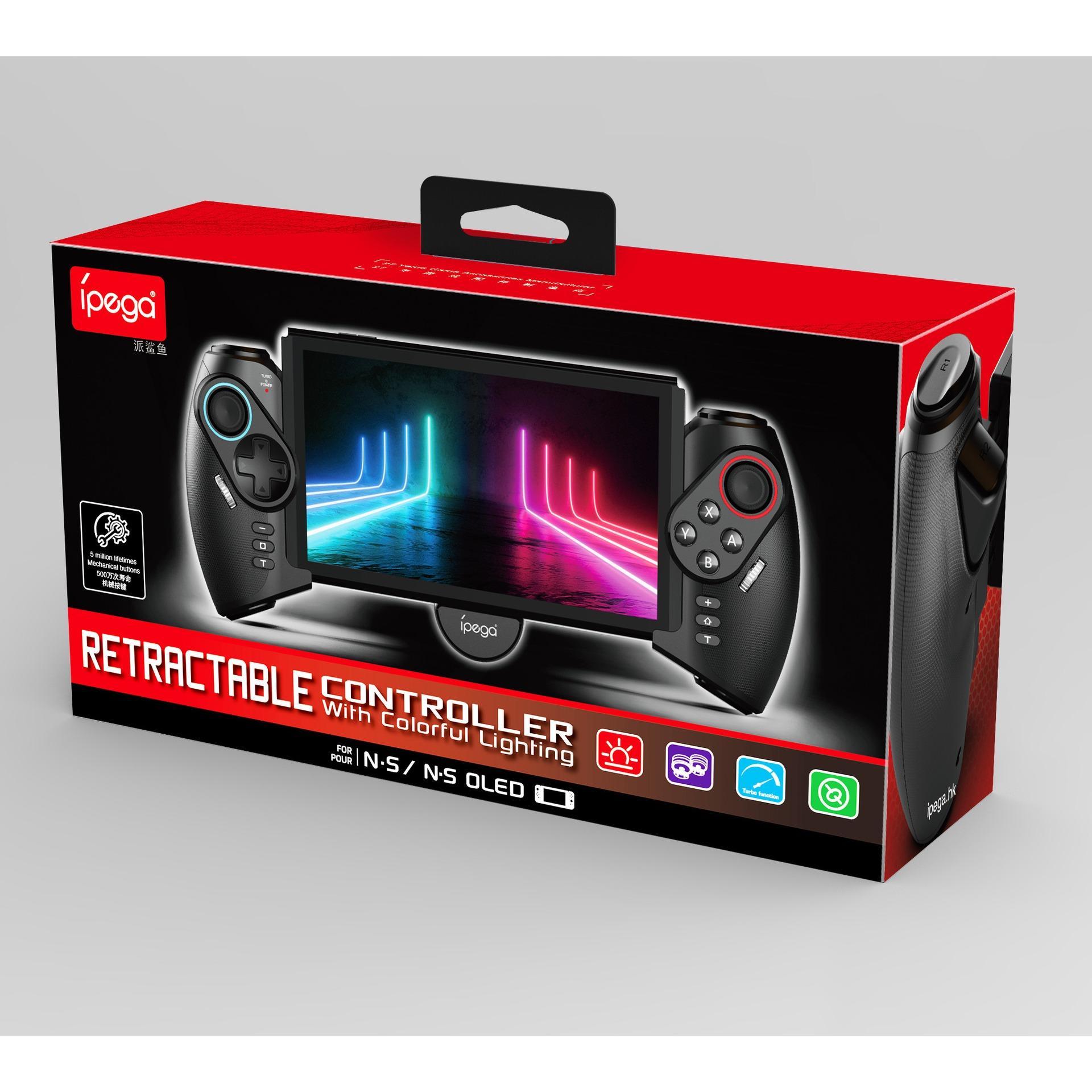 

Живая игра RGB для NS Wireless 6-элементная наклейка для управления консолью Nintendo PG-SW777 чёрный