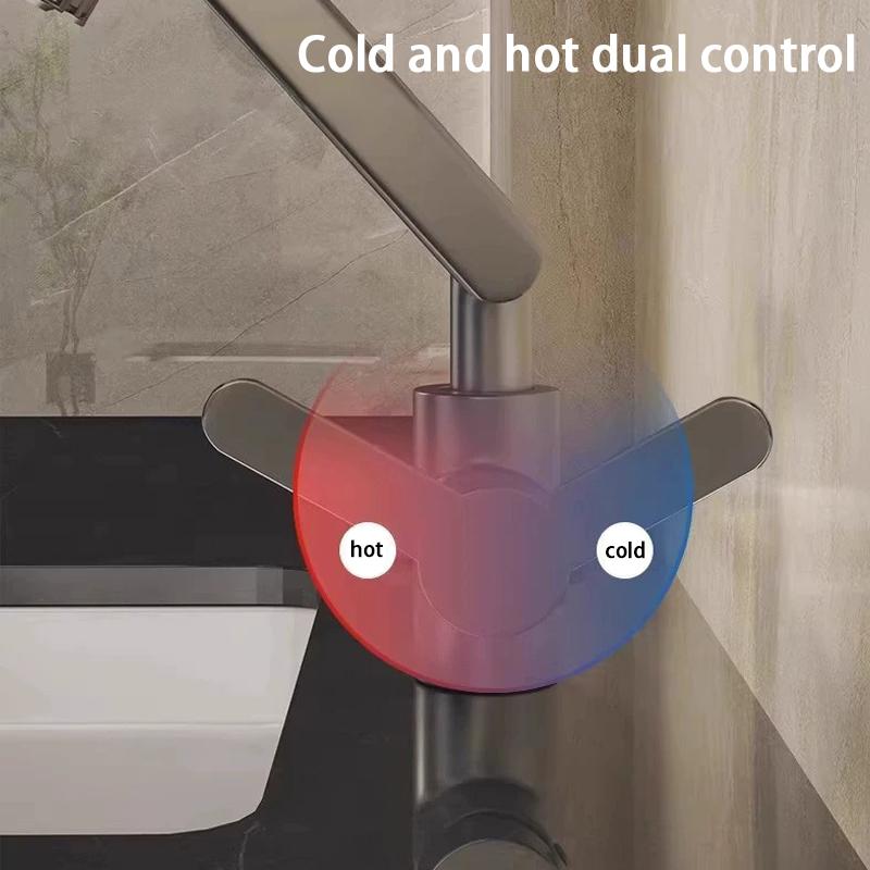 Universal Dual-Mode Rotating Faucet Mechanical Arm Wash Basin Kitchen Bathroom Hot And Cold Household Basin Wash Basin Wash Up