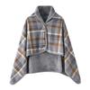 2026 New Warm Shawl, Cold-Proof Cover Blanket, Thickened Plaid Postpartum Cover Blanket, Nap Blanket, Multi-Functional Blanket