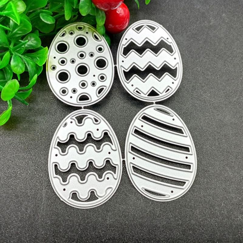 Velikonoční vajíčko Kovové vykrajovátka Ruční výroba DIY Scrapbooking Ražební potřeby pro děti Děti Dívky