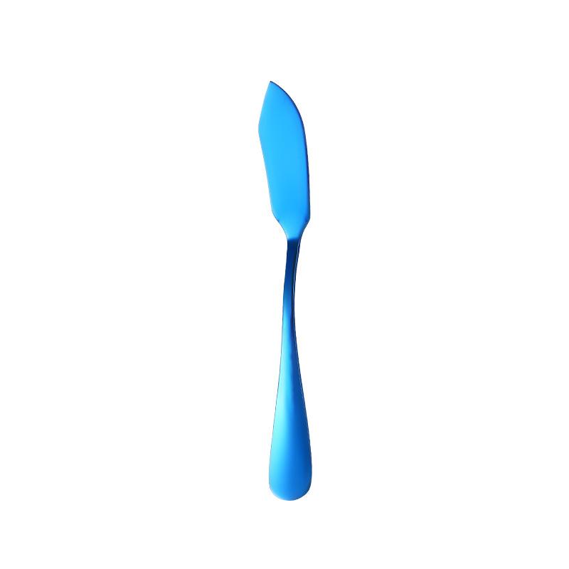 Faca de manteiga de aço inoxidável, utensílios de cozinha, queijo, sobremesa de prata, espalhador de geleia, utensílio, talheres, afiados/redondos