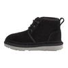 UGG Kids Neumel Graphic Outline Black Grey Suede 1130787K-BGSD