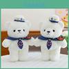 Orsacchiotto Peluche Carino Cartone Animato Vestito da Marinaio Giocattolo Compagno per Bambini per Giocare e Comfort