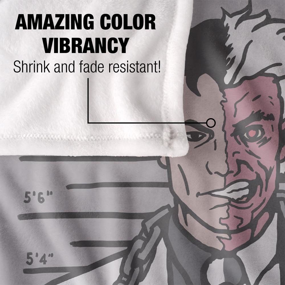 Batman Line Up Two Face Blanket