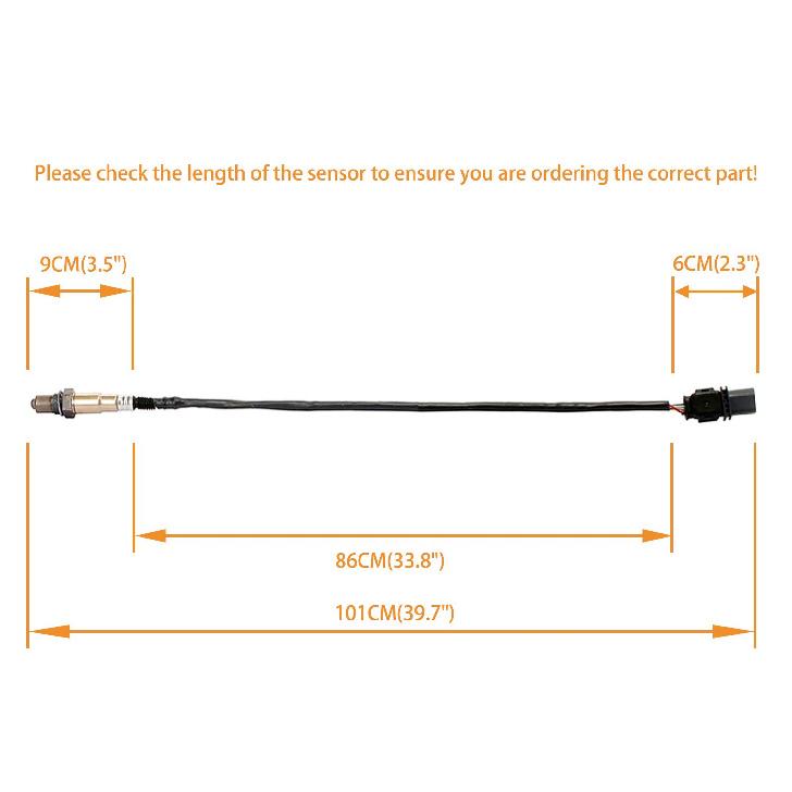 LSU 4.9 Lambda WideBand O2 Oxygen Sensor | For AEM 30-4110 30-0300 30-0310 - X Series AFR Inline Controller - UEGO A/F Ratio Wideband 02 Gauge |