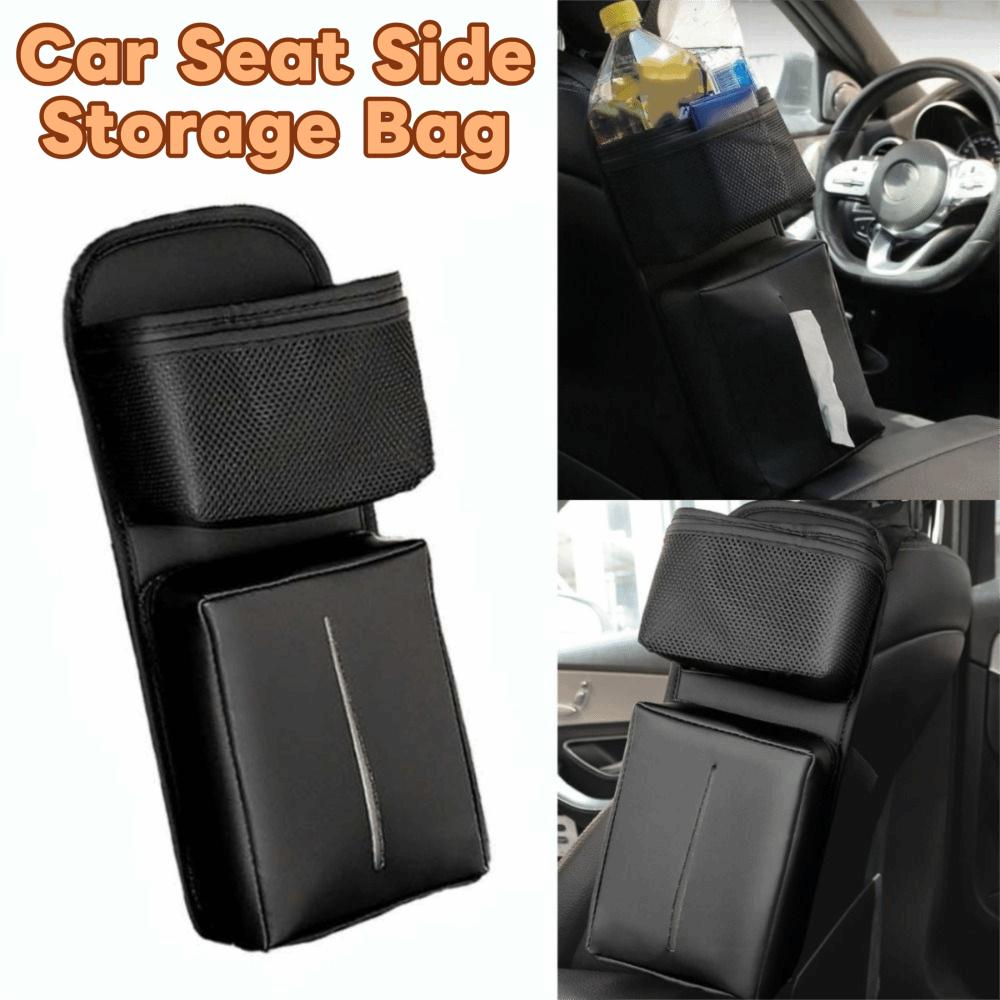 Portable Car Seat Side Storage Bag Tissue Box Auto Seat Box Car Seat Hanging Organizer  Automobile