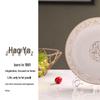 Jingdezhen Ceramic 8-inch Sun Island Deep Dinner Plates (2-Pack)