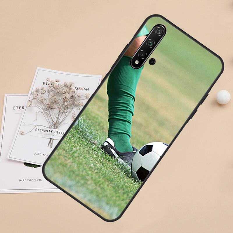 Football Soccer For Huawei Nova 12i 11i 8i 7i 3i 9 10 SE Y60 Y61 Y70 Y72 Y73 Y90 Y91 P20 P30 P40 Lite Case