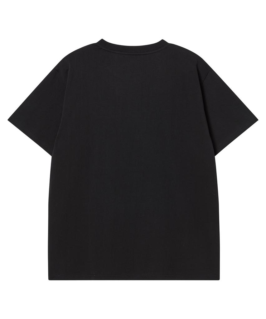 Seie Devil Oversized Applique Tee Black