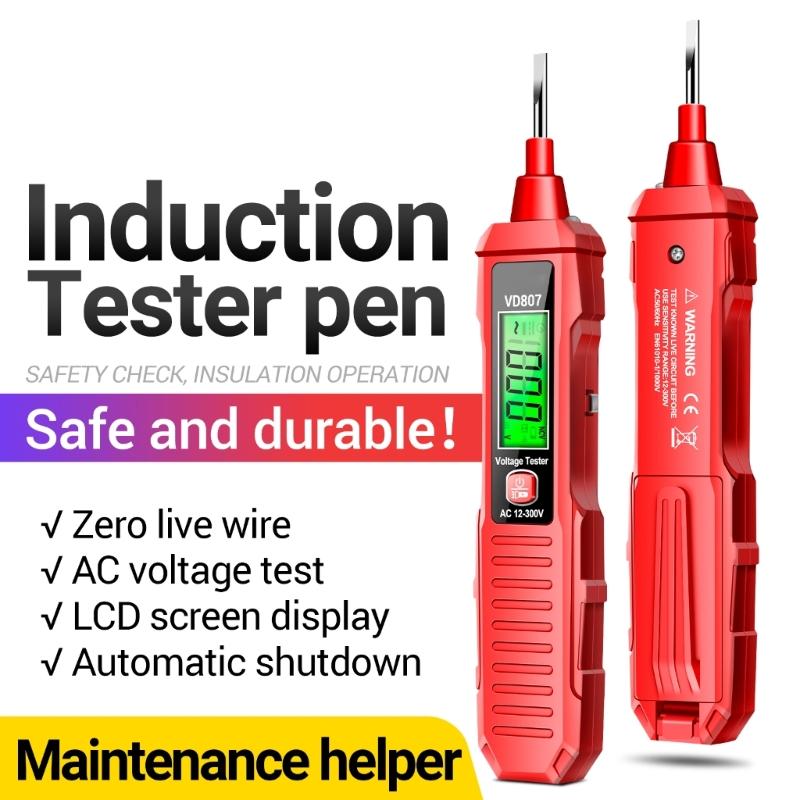 Electrical Screwdriver LCDBacklights Flashlight Sensitivity Adjustable Electrician Automatic Meter Voltage Tester Tools