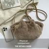 Women's New Plush Handbag Messenger Bag