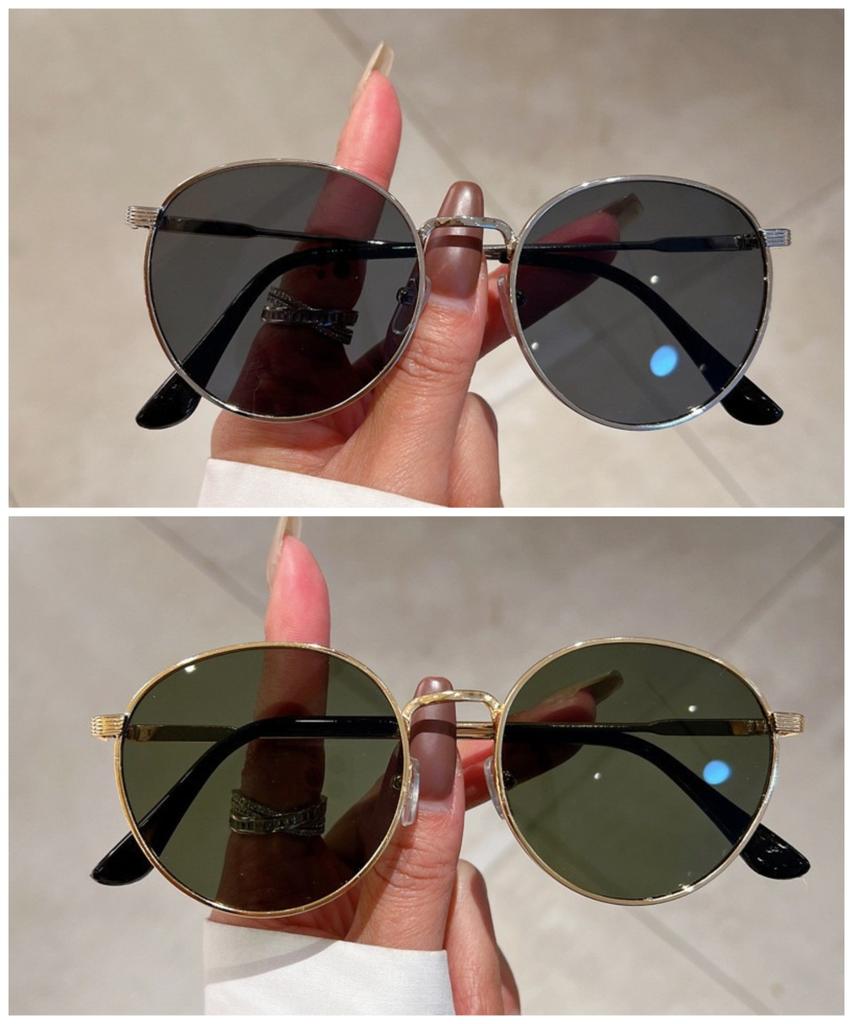 Retro OVAL Ocean Sunglasses UV Resistant Fashionable Trendy Ins Unisex Sunglasses