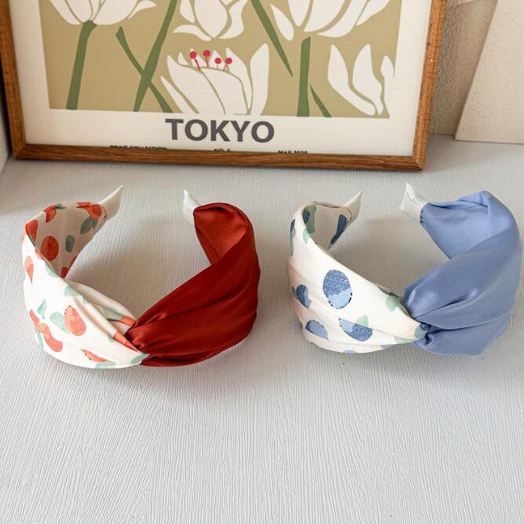 PROLY New Fashion Hairband For Women Wide Side Point Headband Patchwork Headwear Autumn Winter Hair Accessories