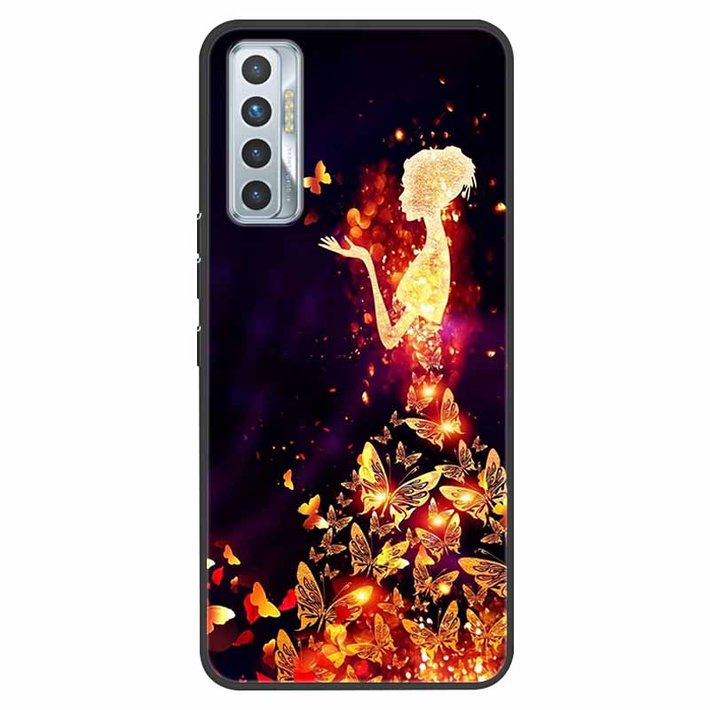 

Чохол для Tecno Camon 17P, ударостійкий, м який силікон TPU, задня кришка для Tecno Camon 17P 2021, чохли для телефону Camon17P CG7, милий мультяшний Camon 17P 2021