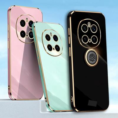 Hülle mit Fingerringhalter für Honor Magic 7 Pro Magic7 Magic 6 Pro 5 Lite Honor X60i X60 Pro X9C X6B, weiche Silikonbeschichtung