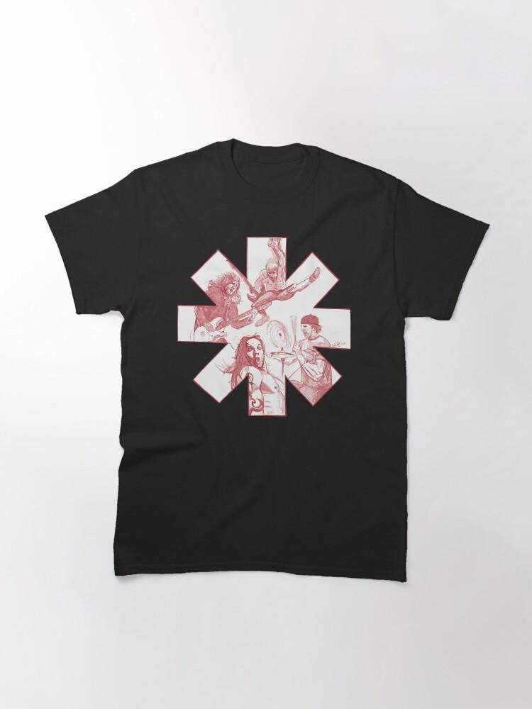Red Hot Chili Peppers All Member One Face Classic T-Shirt
