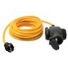 As - Schwabe Rubber Extension Cord 3 Sockets K35 At-n07v3v3-f 3g2.5 for Outdoor Use Ip44 Protection