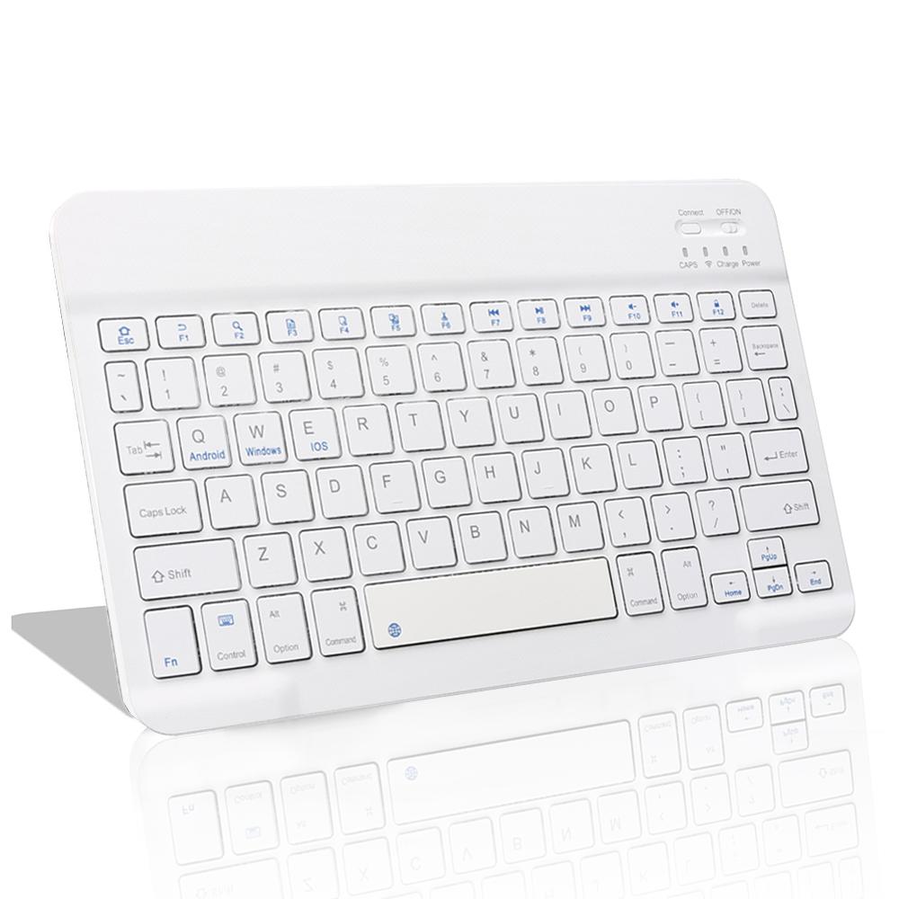 Ultra-Slim Bluetooth-Compatible Keyboard Portable Mini Wireless Keyboard Rechargeable for iPad Tablet Phone iOS Android Windows