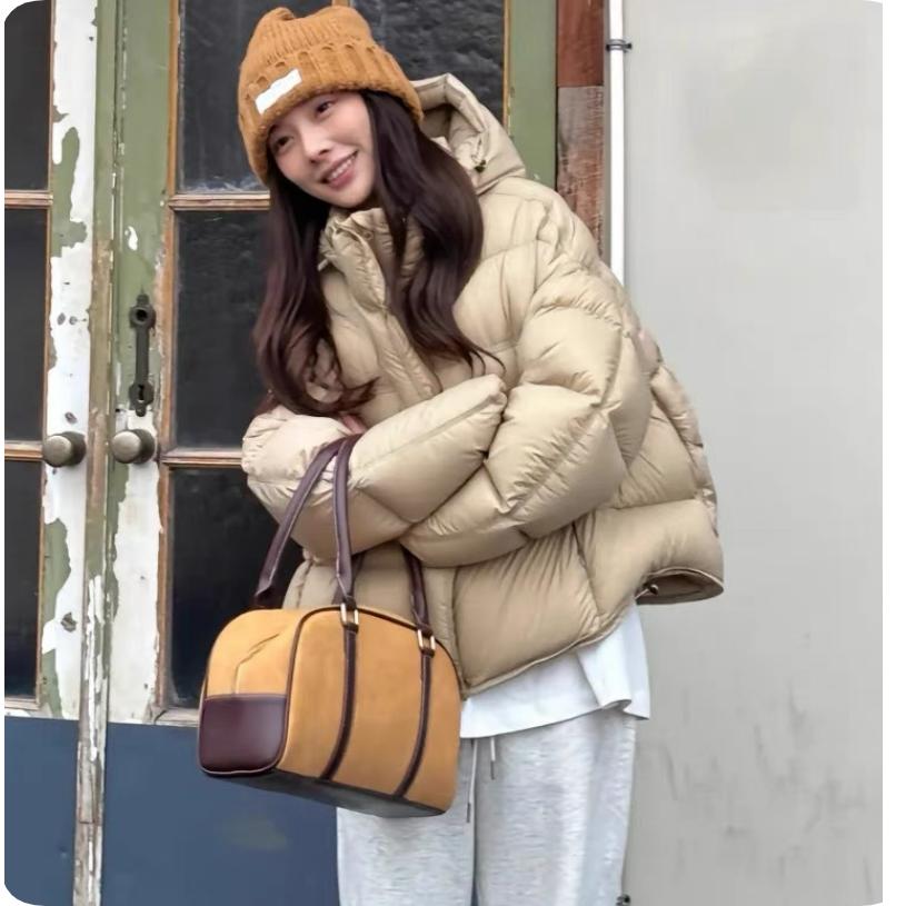 Short Down Padded Jacket Women's Cold-proof Thick Padded Jacket Small Padded Jacket Bread Winter Jacket