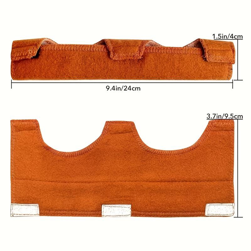 

2Pcs Safety Helmet Sweat-Absorbing Pads, Self-Adhesive Anti-Sweat Band Lining, Reusable Helmet Sweat-Absorbing Pads, Comfortable And Breathable 2Pcs Orange