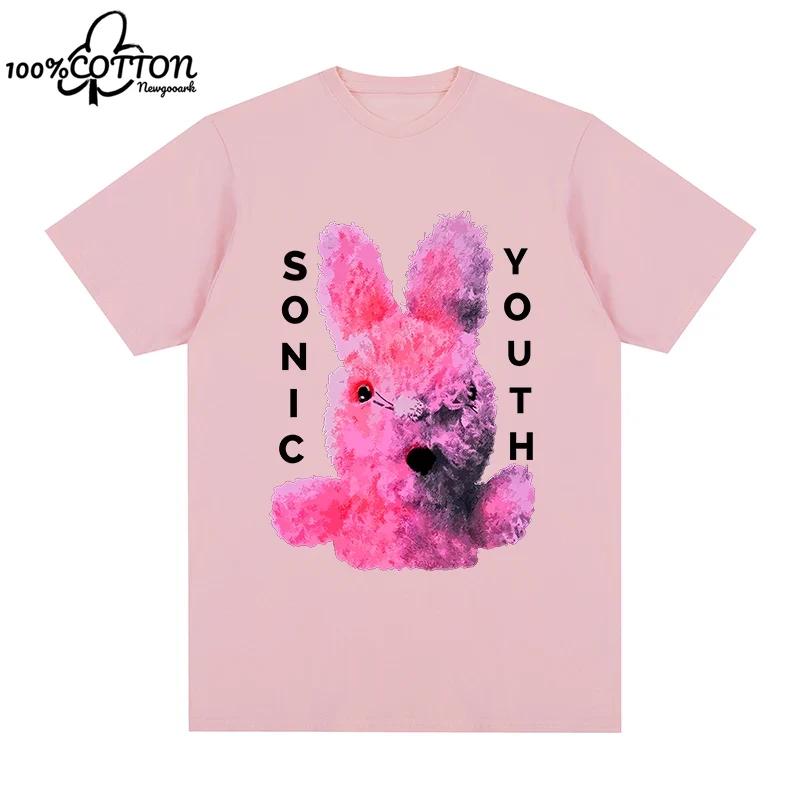 LE Sonic Youth Rock Band Punk Casual T-shirt Cotton Women T Shirt New TEE TSHIRT Womens Tops