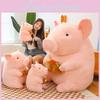 Hamburger Pig Doodle Doll Plush Toy Girl Child Sooth Cute Greedy Doll Gifts