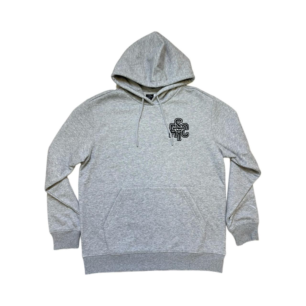 ANTA Sweatshirts Men s Gray Hooded Thickened 152548706N-5 3XL