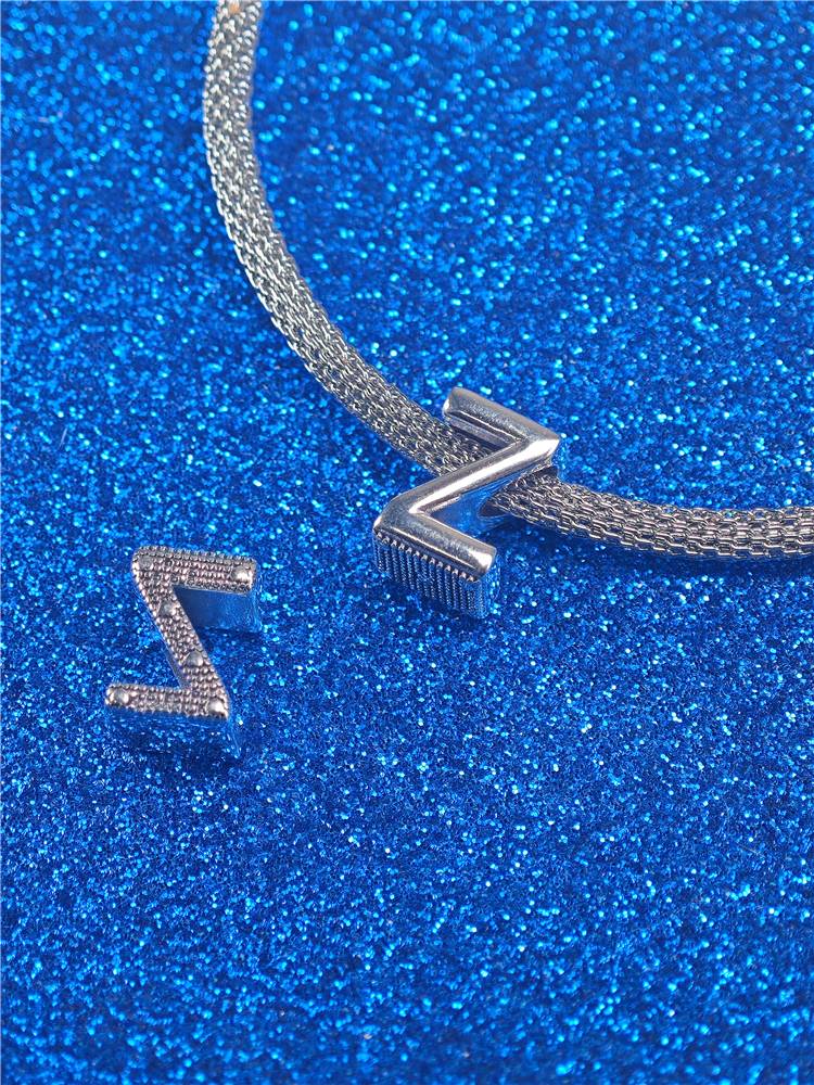 

26 English Letters on The Back Love Zircon copper for Women Diy Authentic Bracelets Accessories Jewellery Making Gift