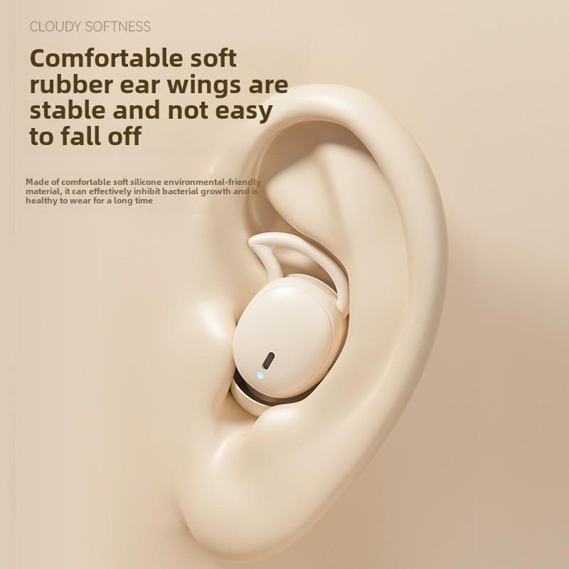 Wireless Bluetooth Headphones In-ear Mini Digital Display Long Life Sleep Noise Cancelling Headphones