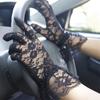 1 pair of transparent short retro hollow finger gloves clothing accessories sexy lace gloves