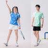 Breathable Quick-Dry Sport Shirt Shorts Skirt Set Badminton Tennis Volleyball Pickleball Athletic Wear Unisex