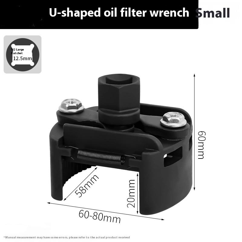 

Multifunctional Universal Adjustable In Both Directions Auto Repair Tools Oil Filter Wrench For Disassembly