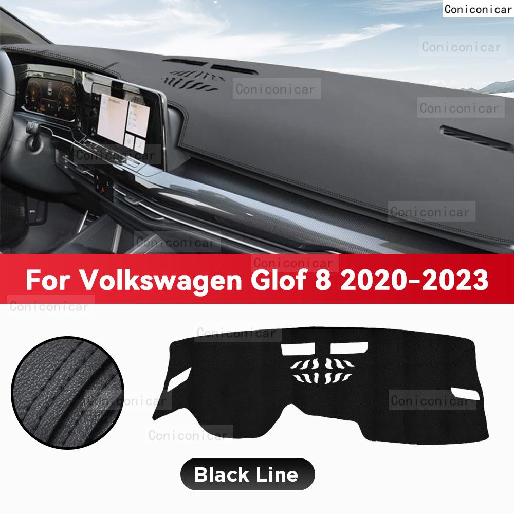 For Volkswagen GOLF 8 2020-2023 Car Dashboard Cover Mat Sun Shade Pad Avoid Light Mat Instrument Carpet Protection Accessories